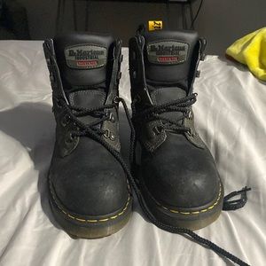 Dr. Martens steel toe boots